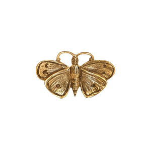 Fauna brass butterfly knob - ilbronzetto