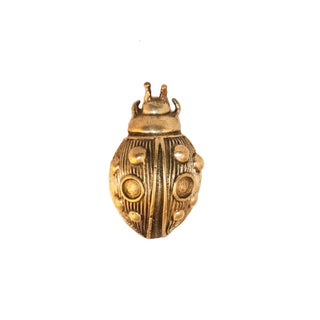 Fauna brass ladybug knob - ilbronzetto