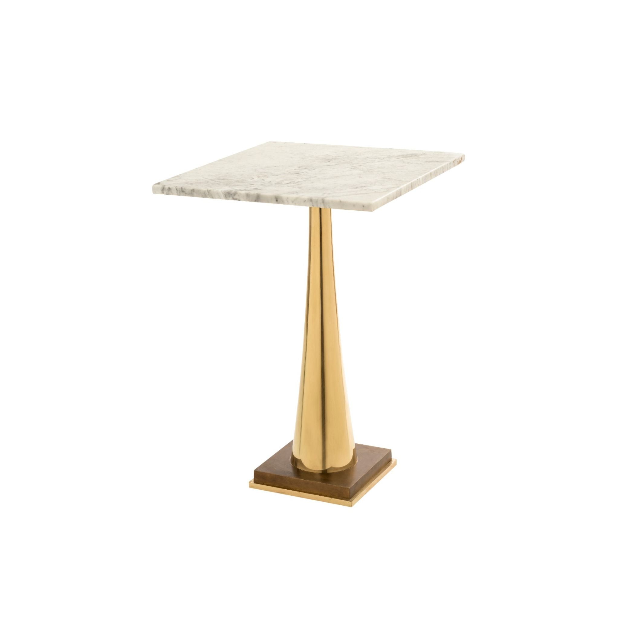 I-conic square brass bistrot table - ilbronzetto