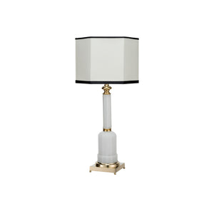 Jacaranda white brass table lamp - ilbronzetto