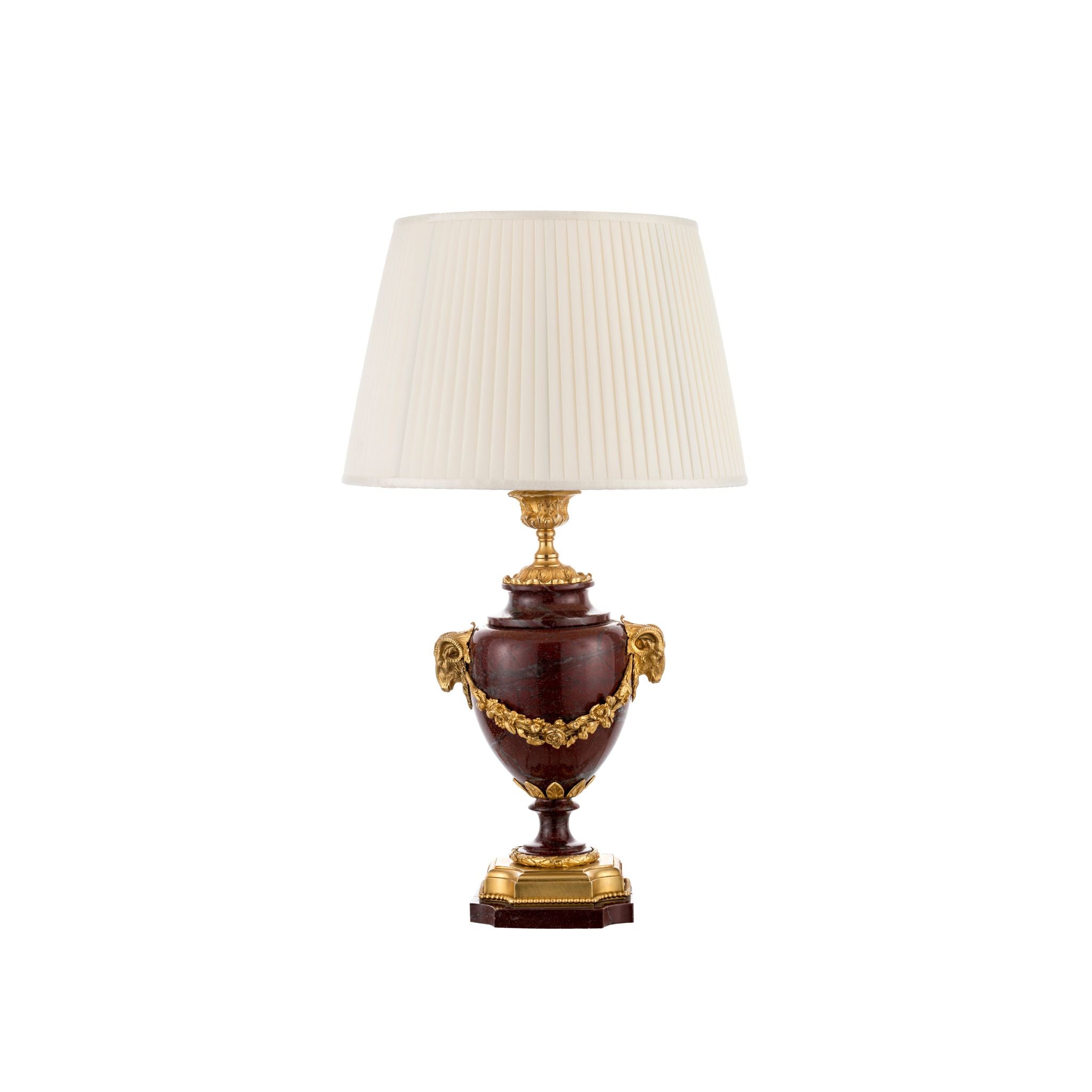 Vintage Cherub Brass Table Lamp with Ornate Glass Spacer