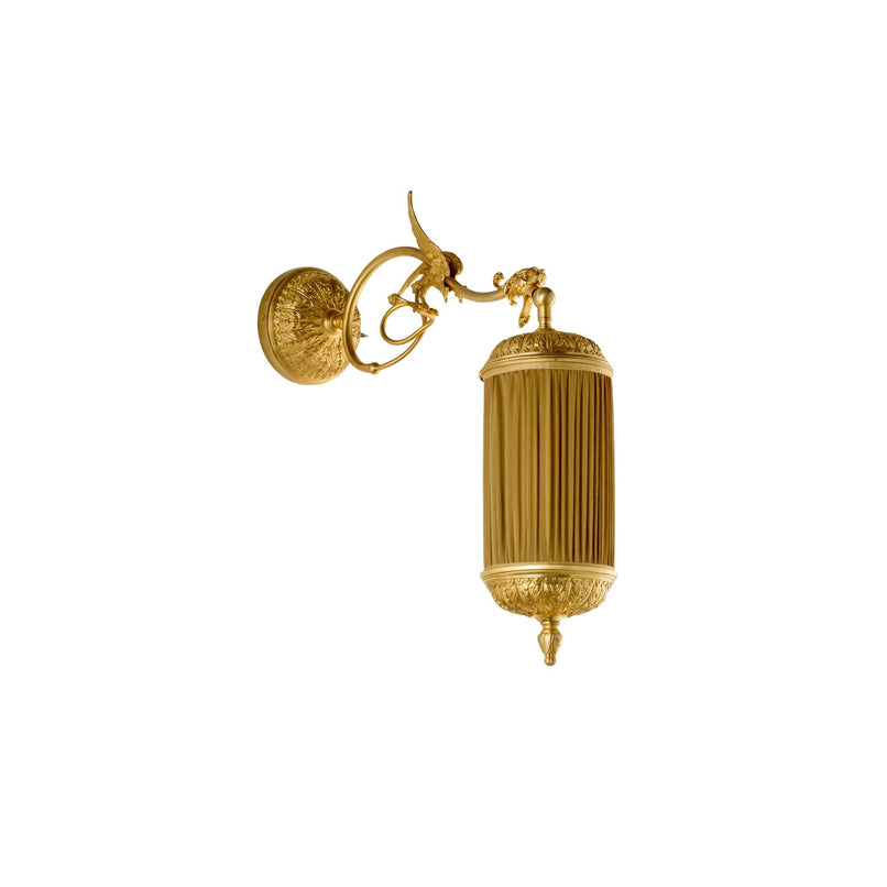 Mytho brass dragon sconce - ilbronzetto