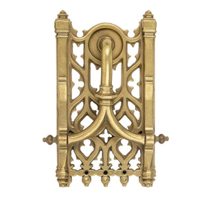 Novecento brass decorated knocker - ilbronzetto