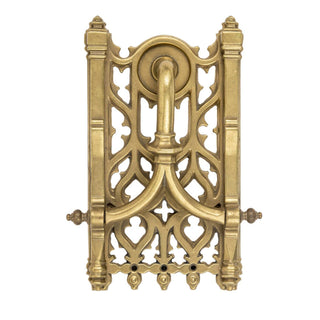 Novecento brass decorated knocker - ilbronzetto