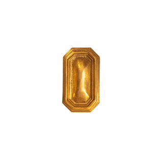 Novecento brass large octagonal knob - ilbronzetto