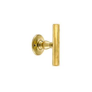 Novecento brass squared window handle - ilbronzetto