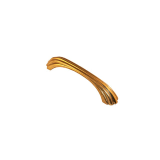 Novecento brass striped knob - ilbronzetto