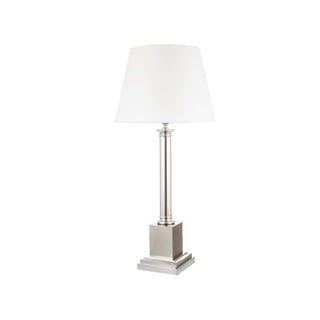 Novecento brass table lamp with square base - ilbronzetto