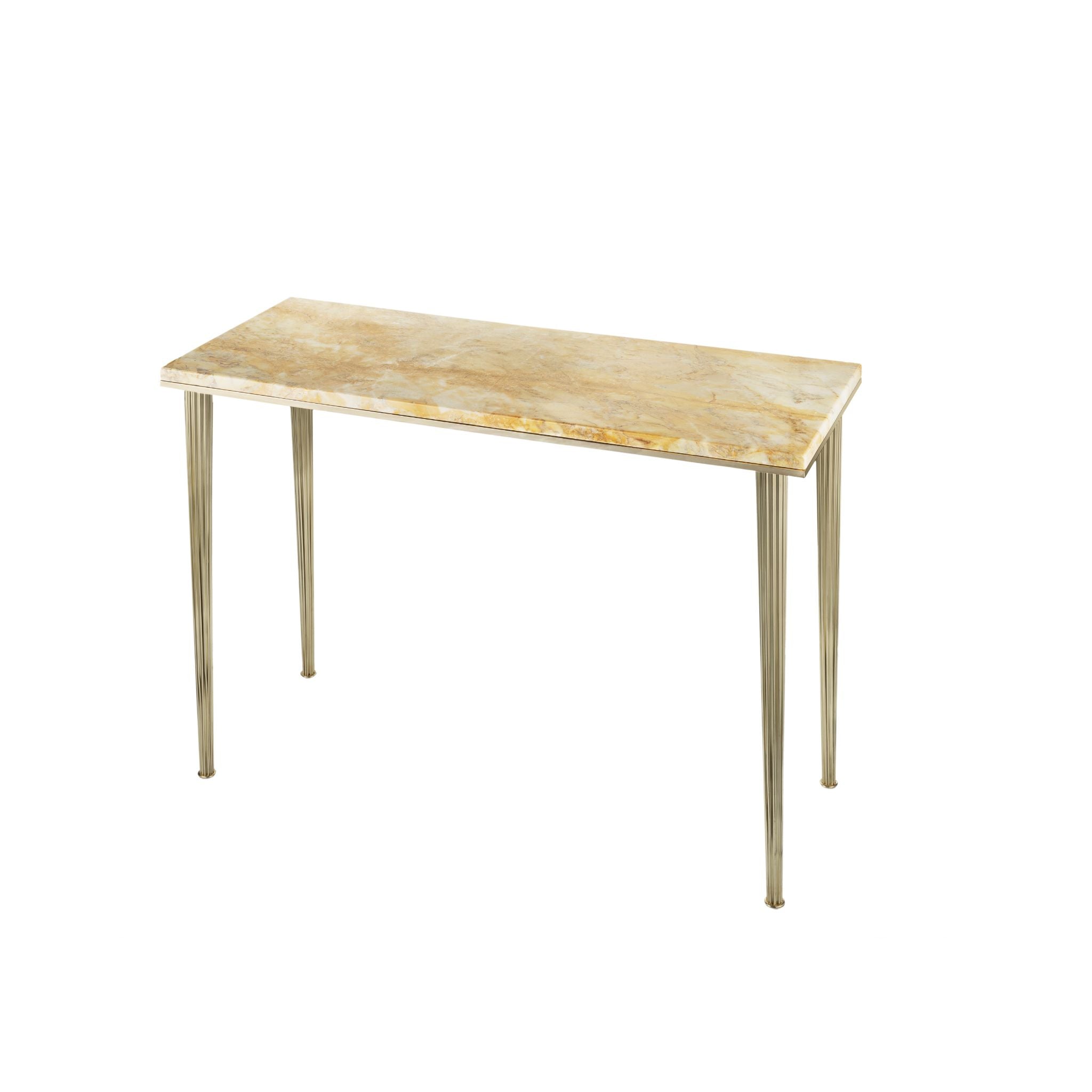 Novecento console with marble table top - ilbronzetto