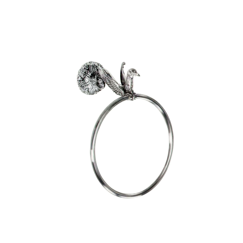 Opèra brass swans and ring towel holder - ilbronzetto