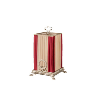 Palmira fabric table lamp squared lampshade - ilbronzetto