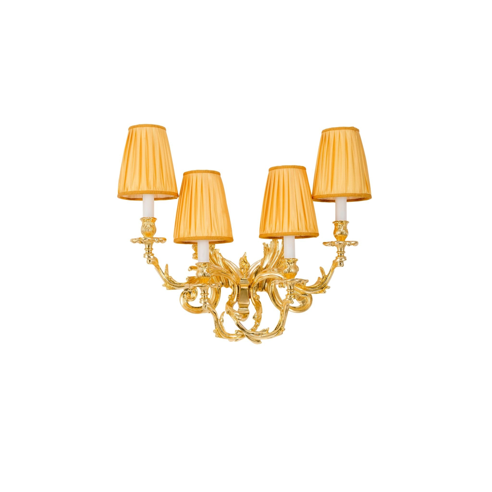 Palmira leaves sconce with four lights - ilbronzetto