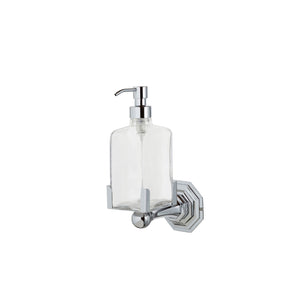 Pigalle brass and glass soap dispenser - ilbronzetto