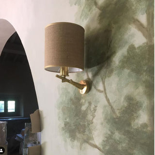 Quercia brass wall light - ilbronzetto