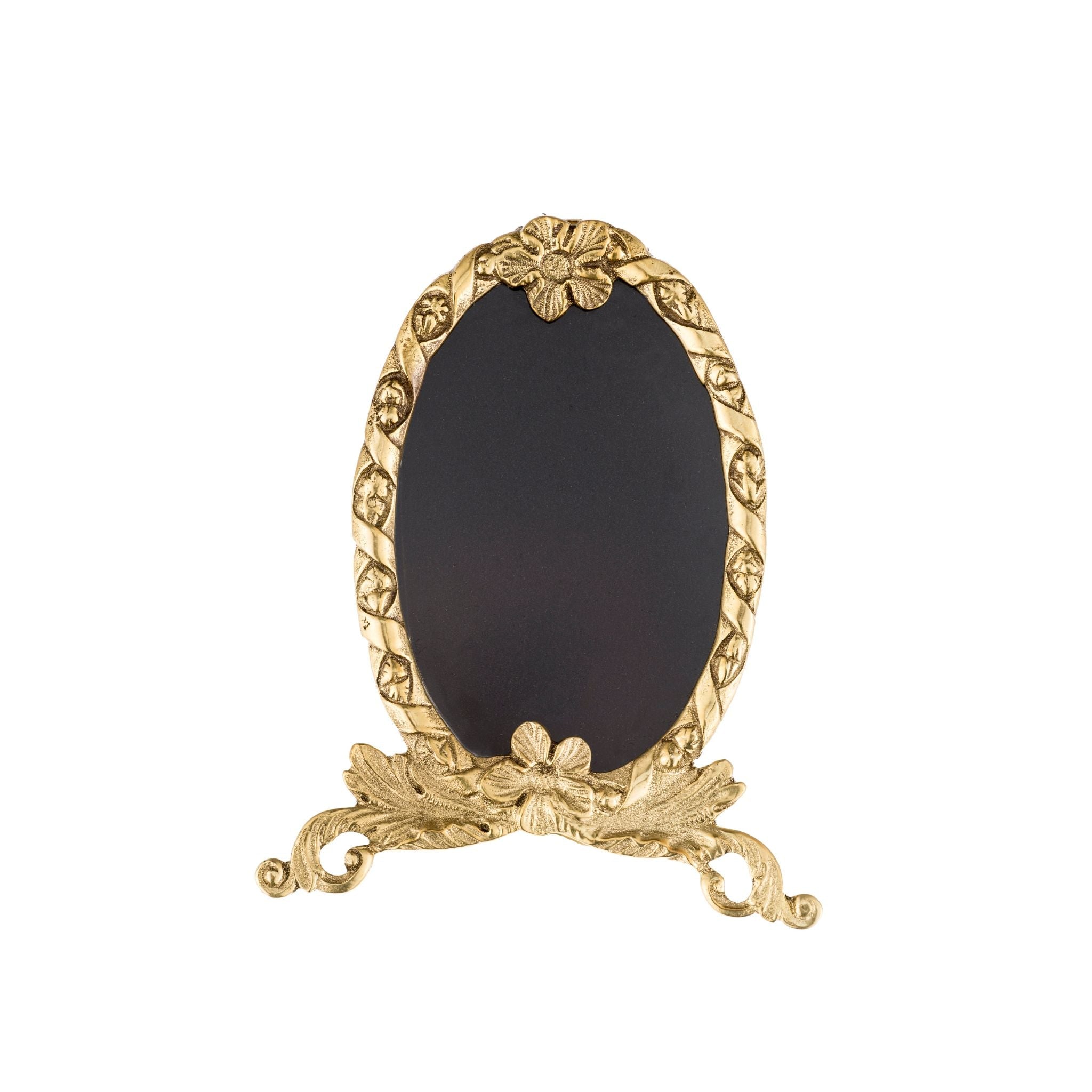 Sissi brass frame with flower - ilbronzetto