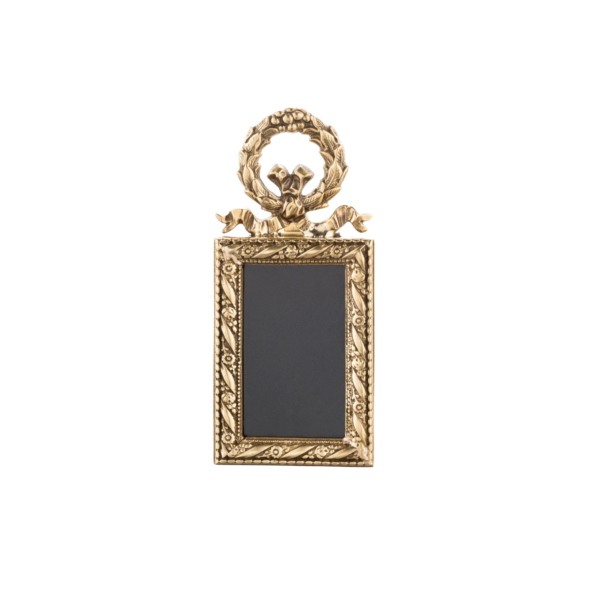 Sissi brass frame with garland - ilbronzetto