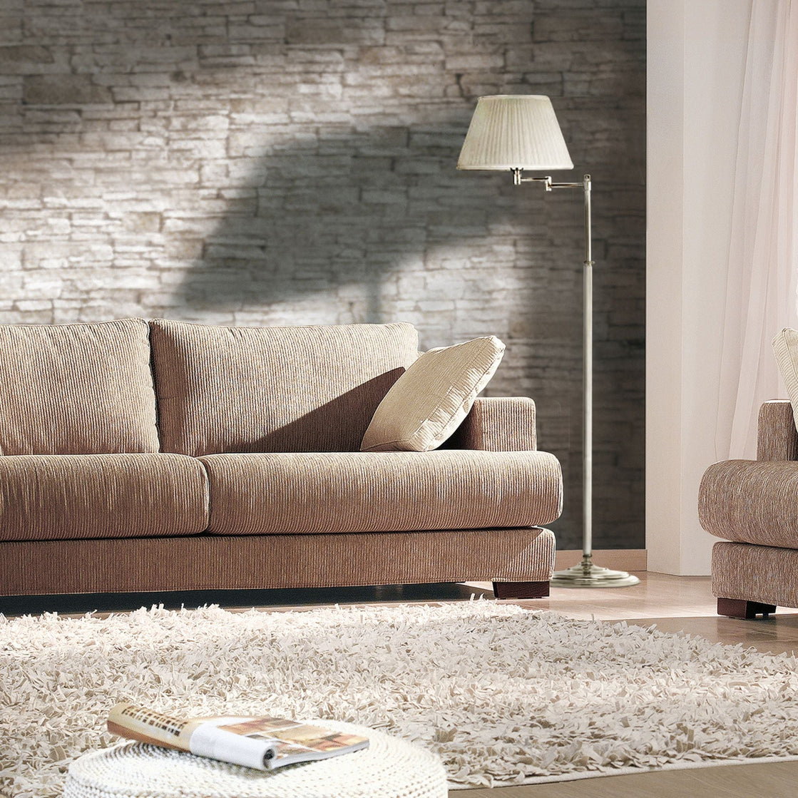 Studio adjustable brass floor lamp ilbronzetto