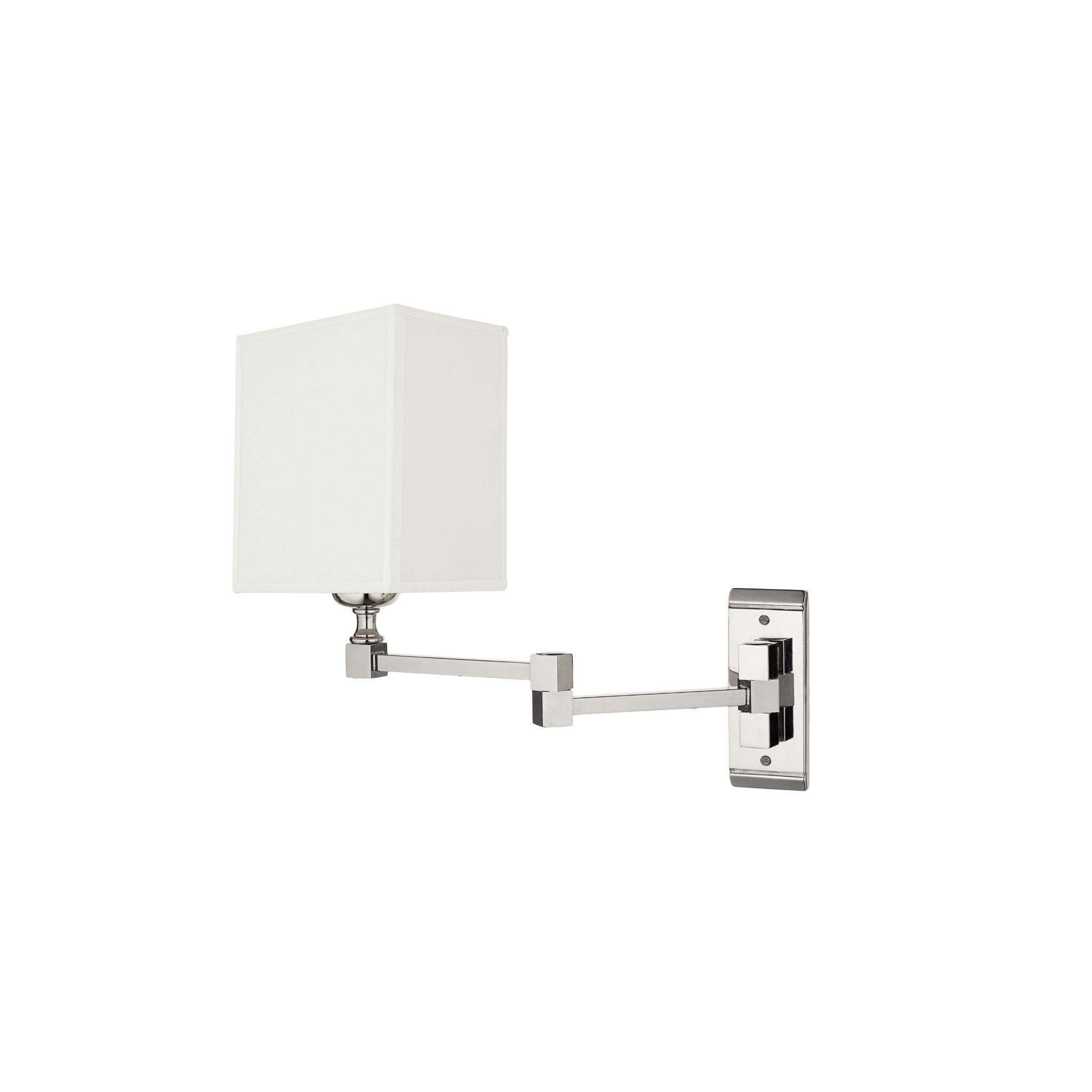 Studio brass wall light with jointed square arm - ilbronzetto