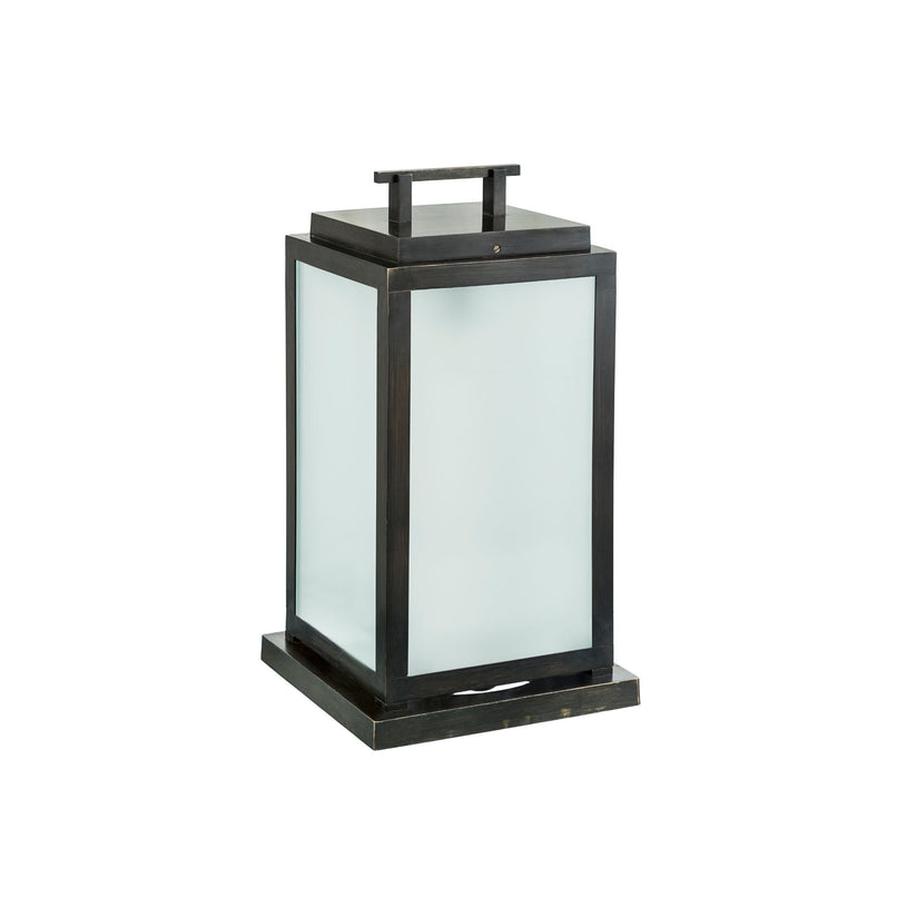 Urban brass floor lantern - ilbronzetto