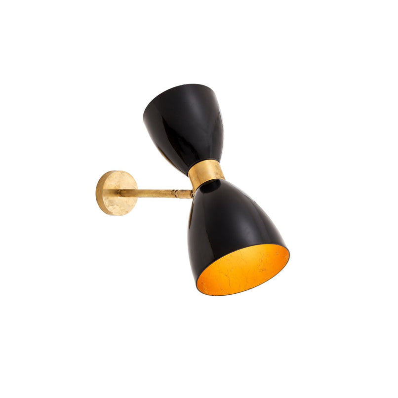 Urban double cone wall light - ilbronzetto