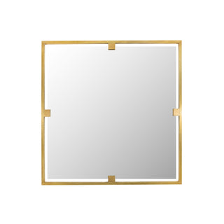 Urban square brass mirror - ilbronzetto