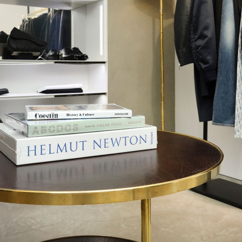 Urban umbrella brass side table - ilbronzetto