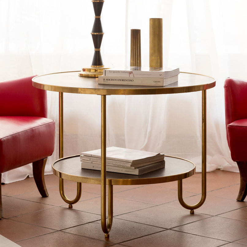 Urban umbrella brass side table - ilbronzetto
