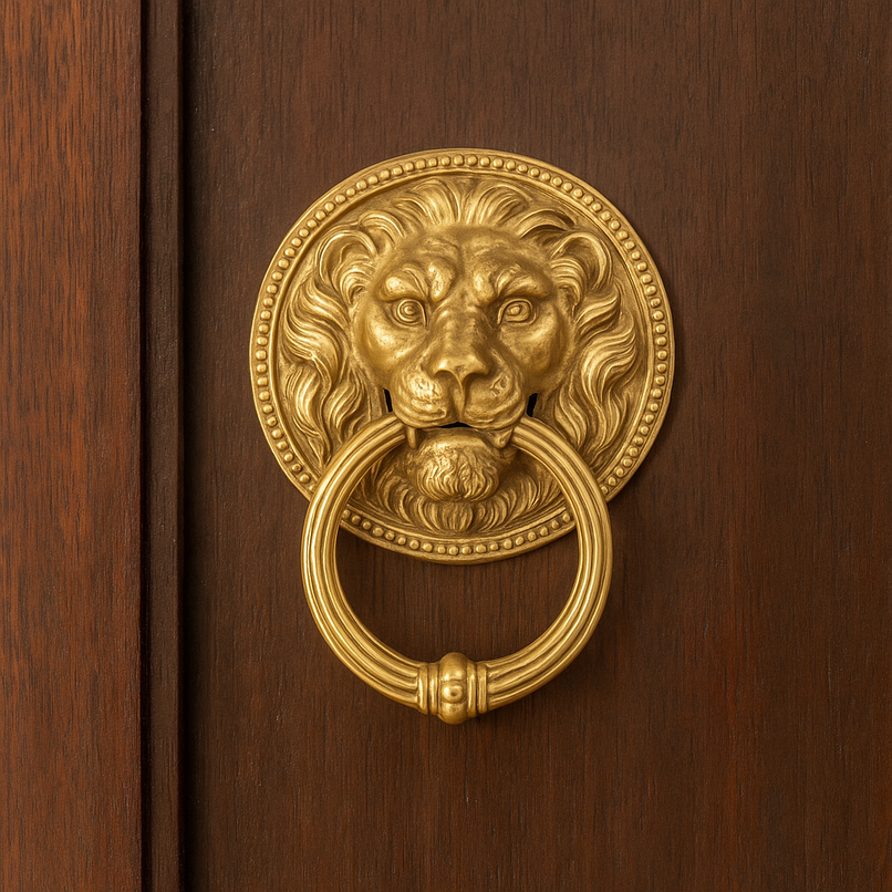 Fauna Jungle brass knocker