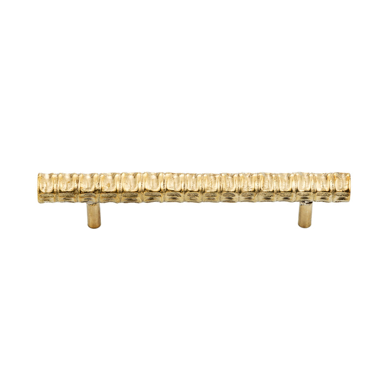Contemporanea brass large decorated knob
