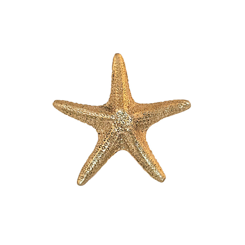 Oceano Levanzo - starfish brass knob