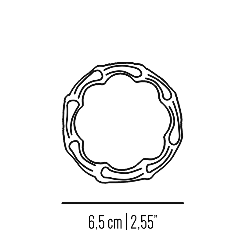 Bamboo Bangalore Brass Knob