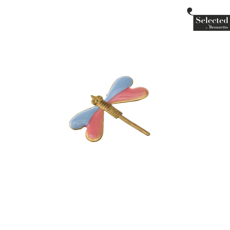 Brass dragonfly brooch by Celeste Generoso