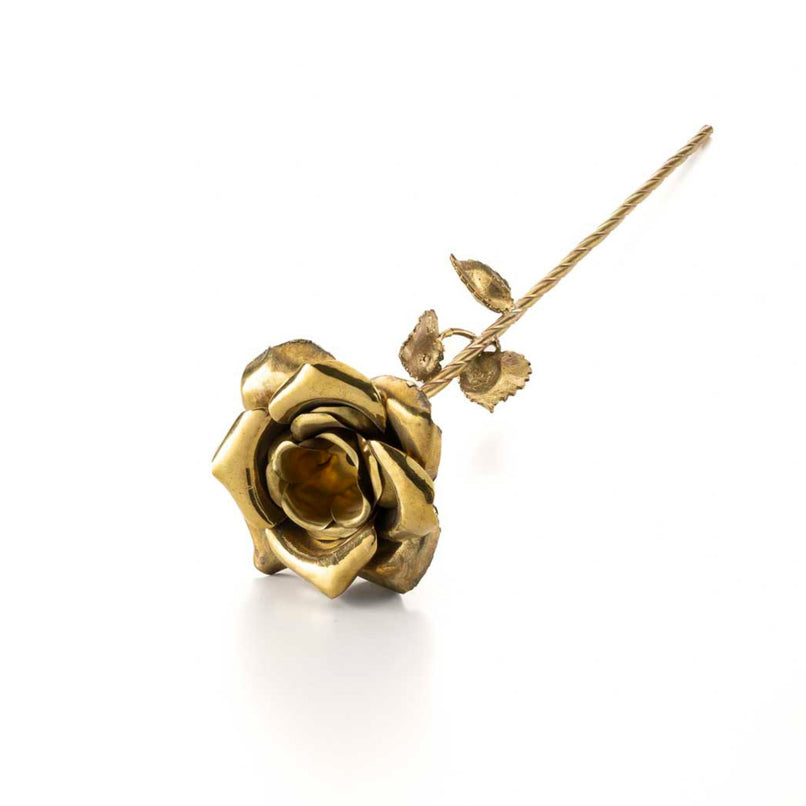 Brass rose