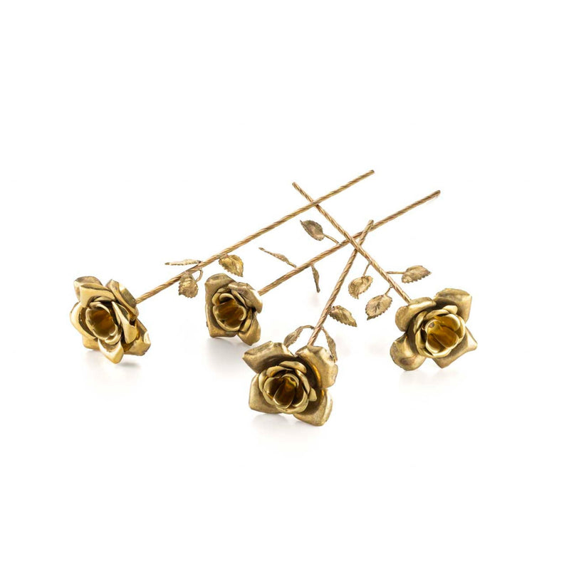 Brass rose