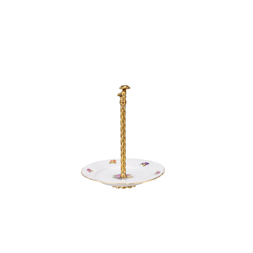 Chicca small cake stand with mushroom