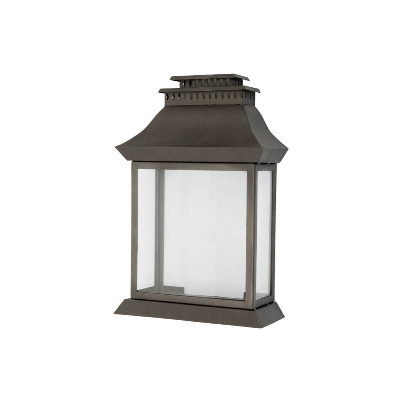 Eden iron half wall light lantern