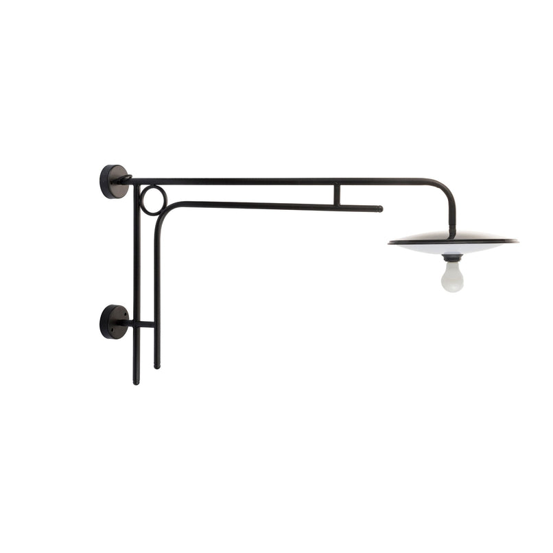 Eden wall light with painted aluminium structure