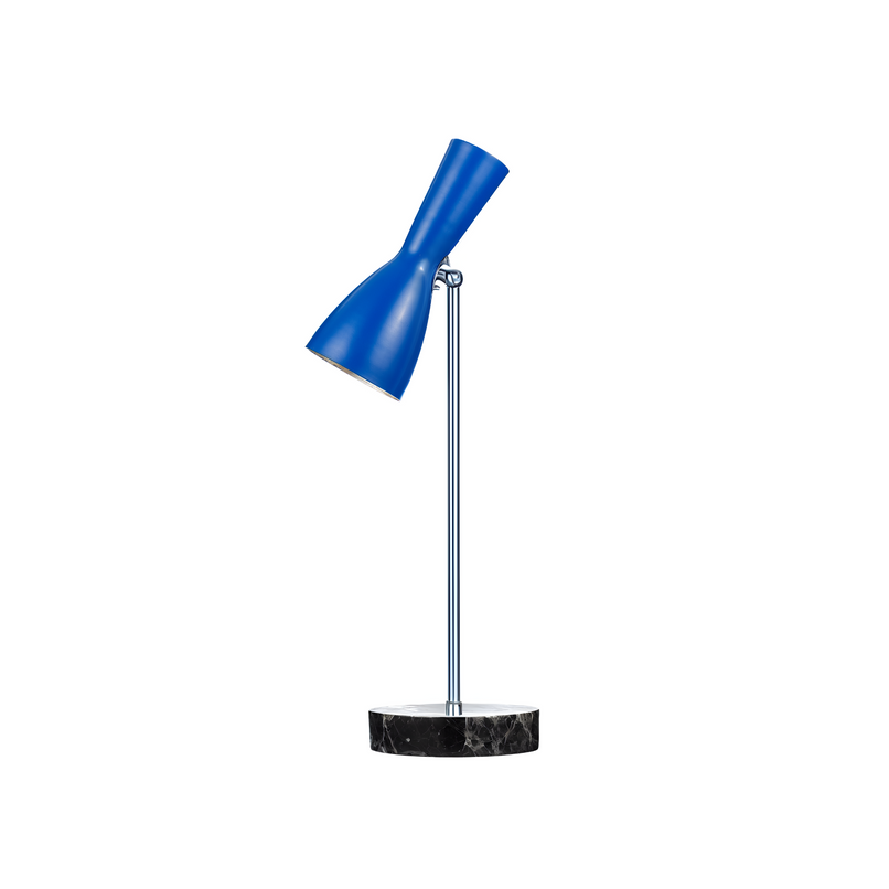 Wormhole genzian blue brass table floor lamp