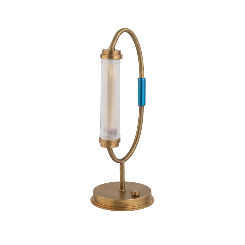 Nexus brass wireless table lamp