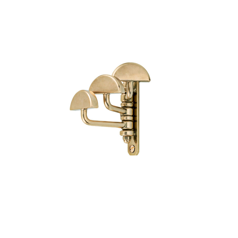 Novecento adjustable brass hook