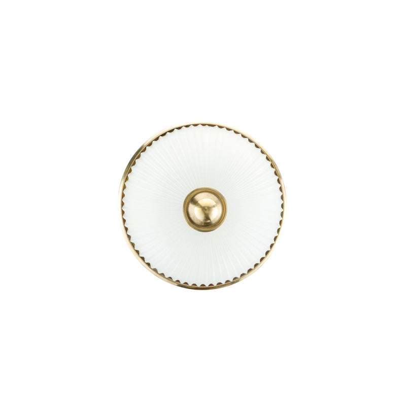 Novecento brass round ceiling light