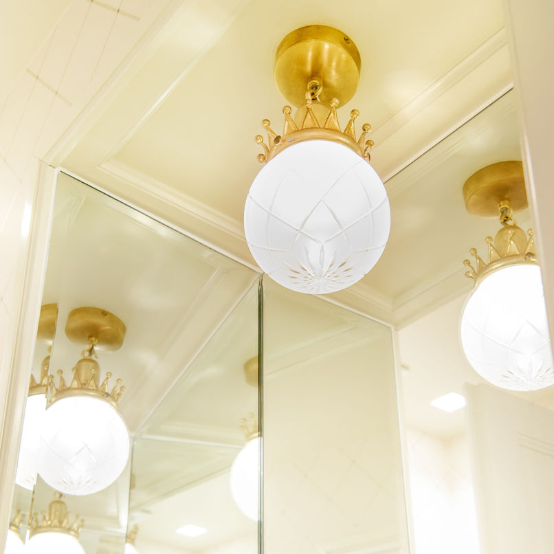 Novecento crown brass suspension