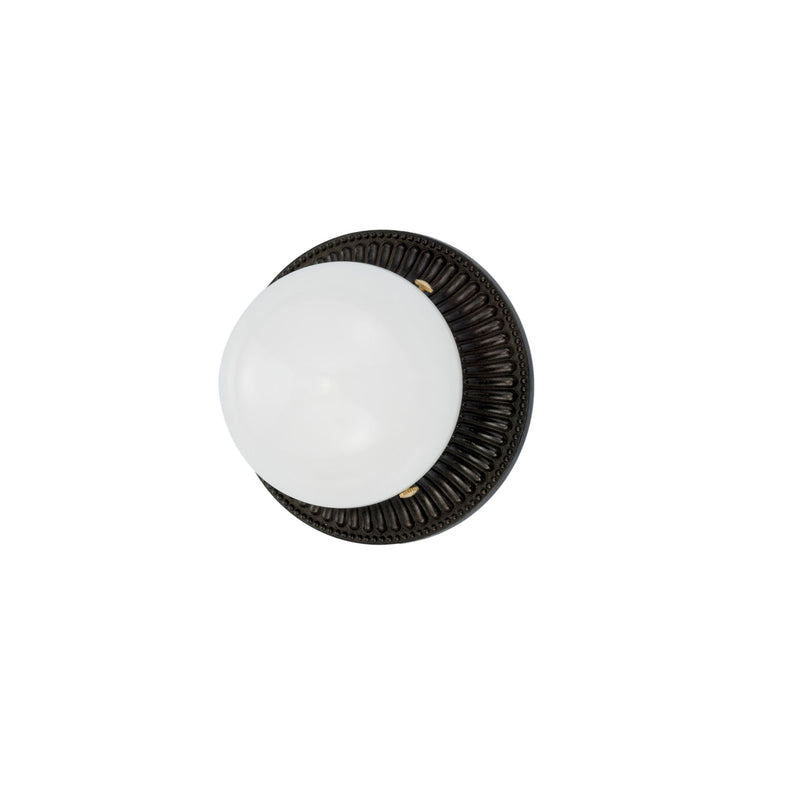 Novecento sphere ceiling light with round base