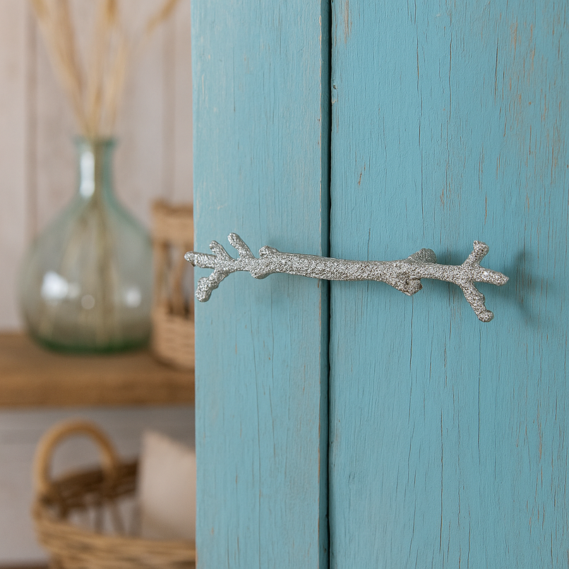 Oceano brass coral knob