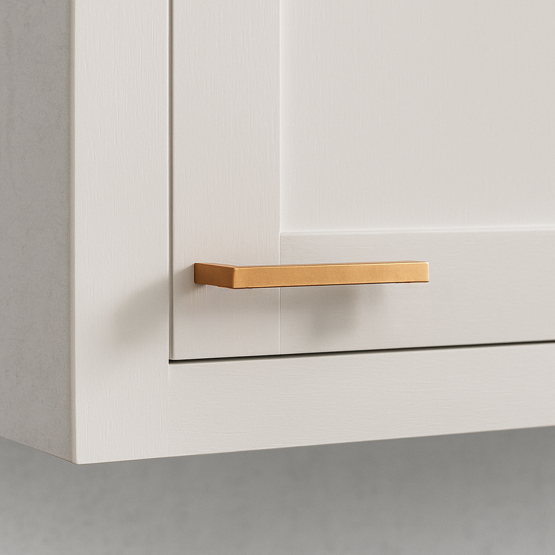Contemporanea brass plain knob