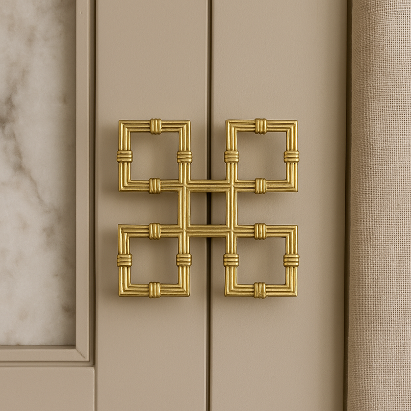 Contemporanea Denver brass knob