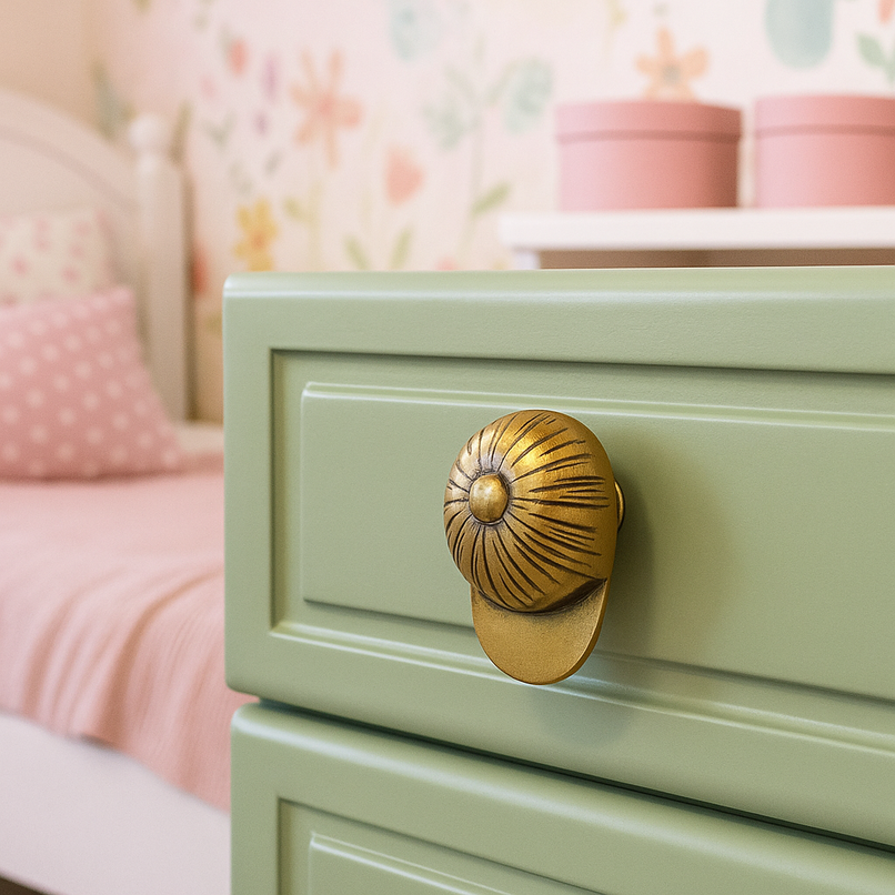 Kindergarten brass children hat knob