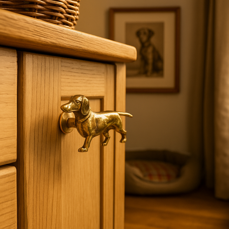 Basset brass knob