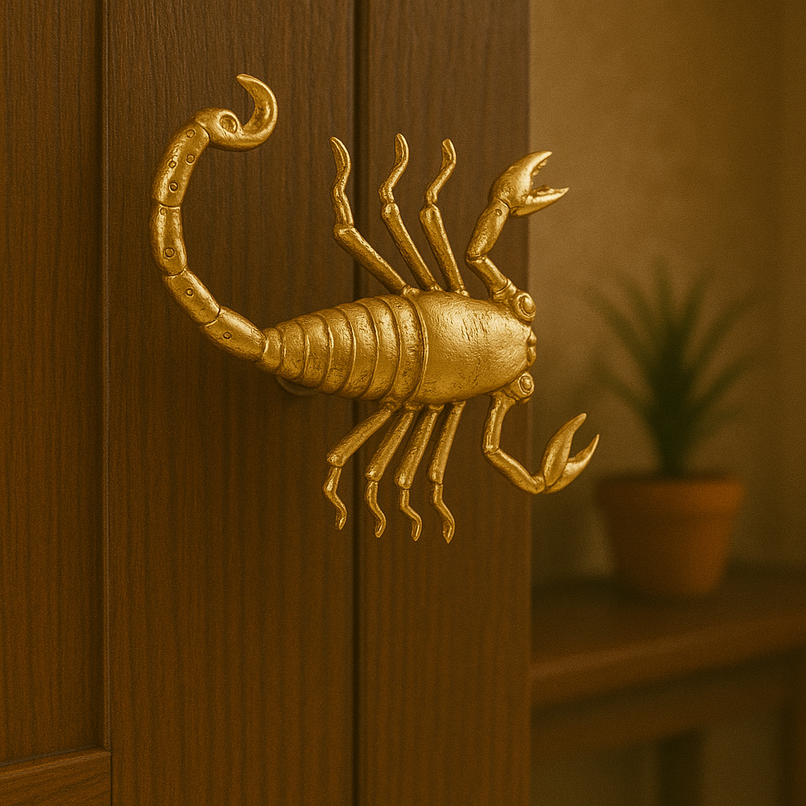 Fauna Brass scorpio knob