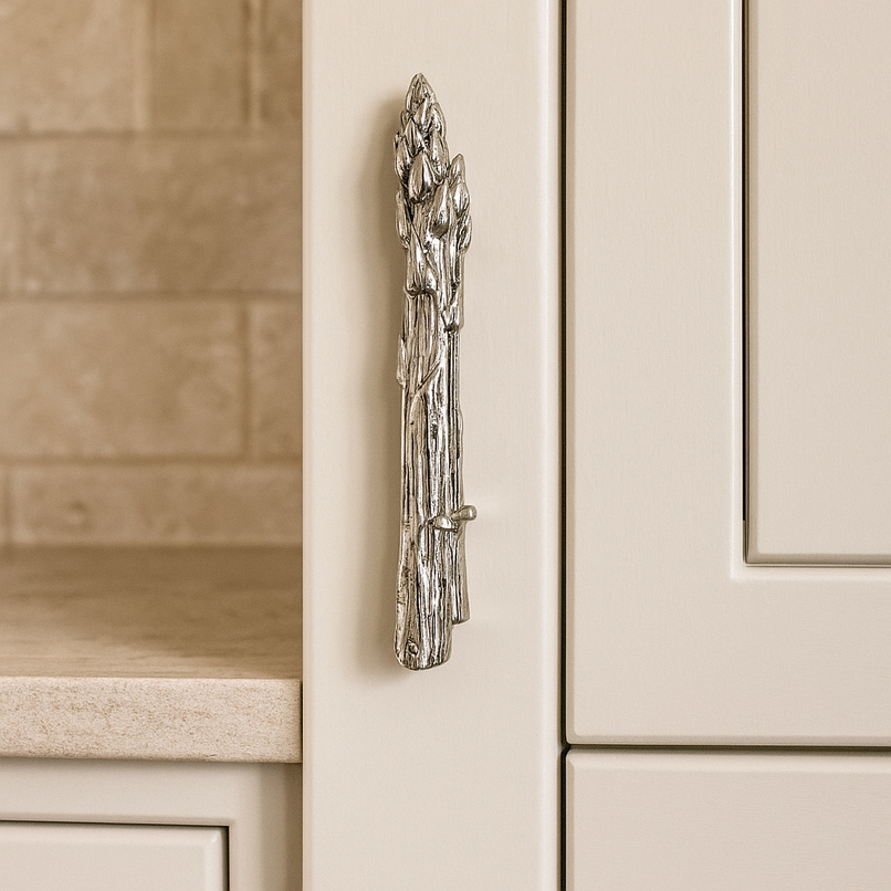 Orto brass asparagus knob